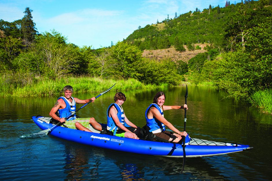 Aquaglide Chelan HB Tandem XL (three seat) Winnipeg Canoe & Kayak Rentals